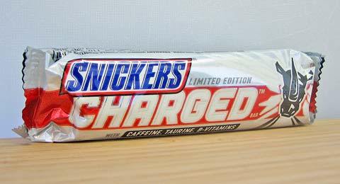 Snickers Charged wrapper